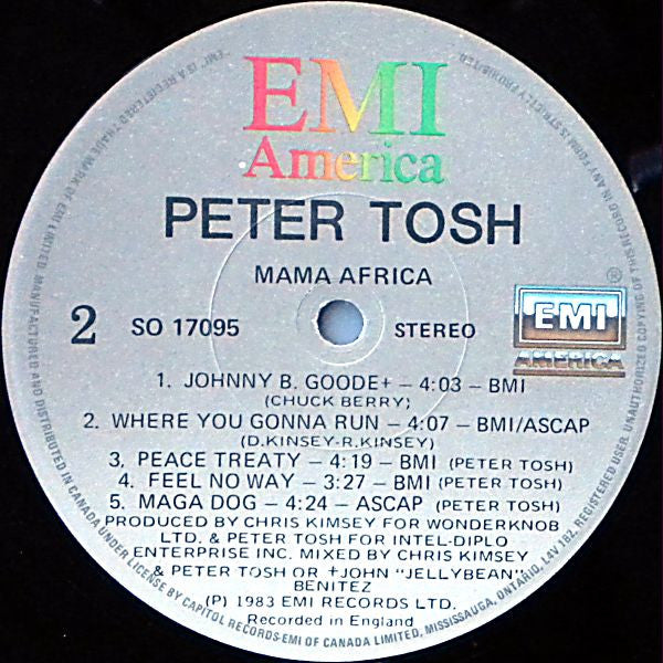 Peter Tosh : Mama Africa (LP, Album)