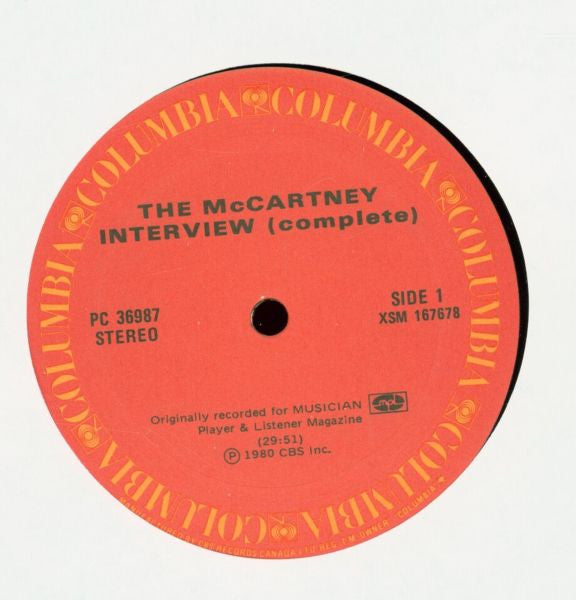 Paul McCartney : The McCartney Interview (LP, Ltd)