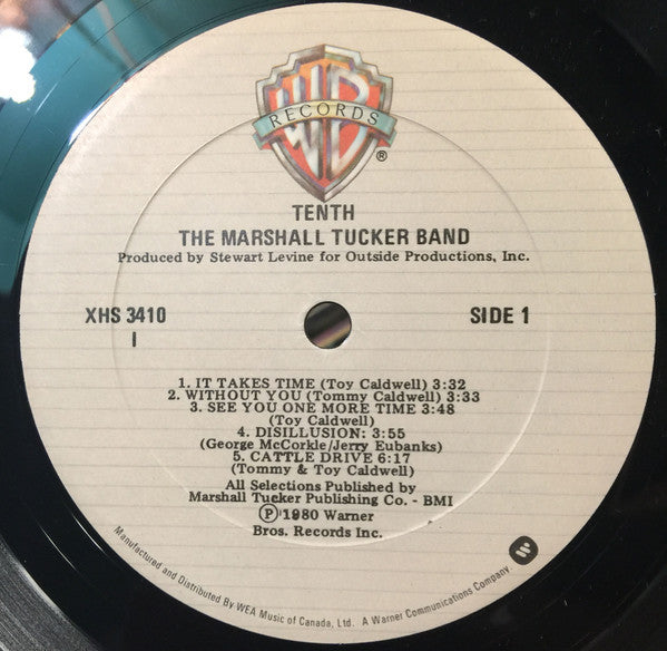 The Marshall Tucker Band : Tenth (LP, Album)