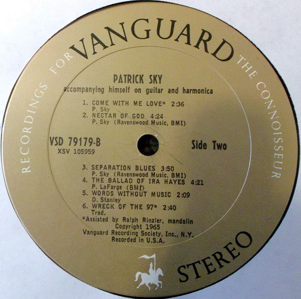 Patrick Sky : Patrick Sky (LP, Album, Gol)