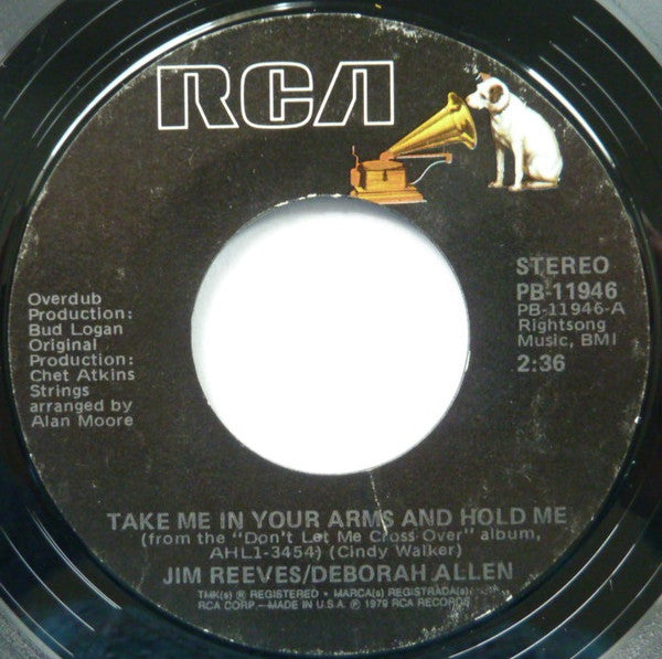 Jim Reeves / Deborah Allen : Take Me In Your Arms And Hold Me (7", Single)