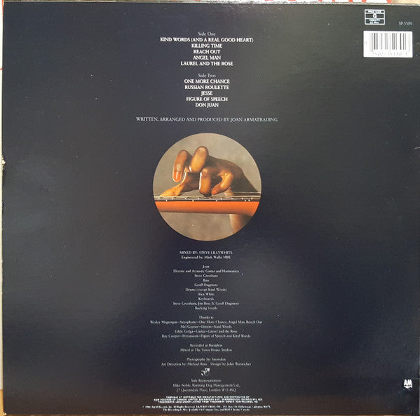Joan Armatrading : Sleight Of Hand (LP, Album)