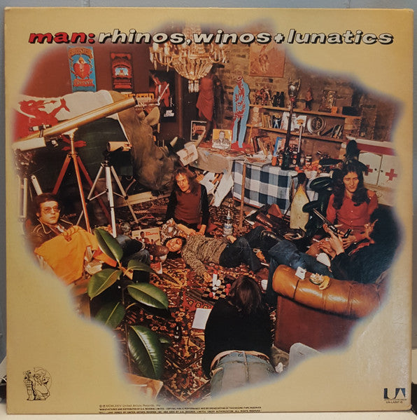 Man : Rhinos, Winos, And Lunatics (LP, Album)