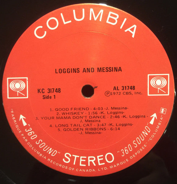 Loggins And Messina : Loggins And Messina (LP, Album)