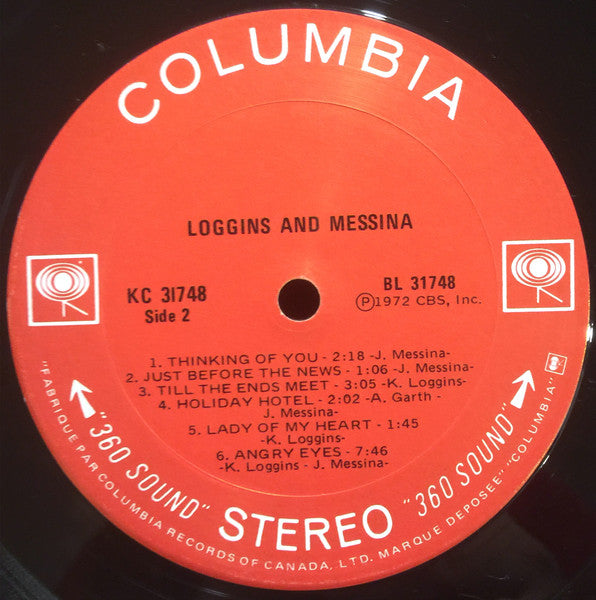 Loggins And Messina : Loggins And Messina (LP, Album)