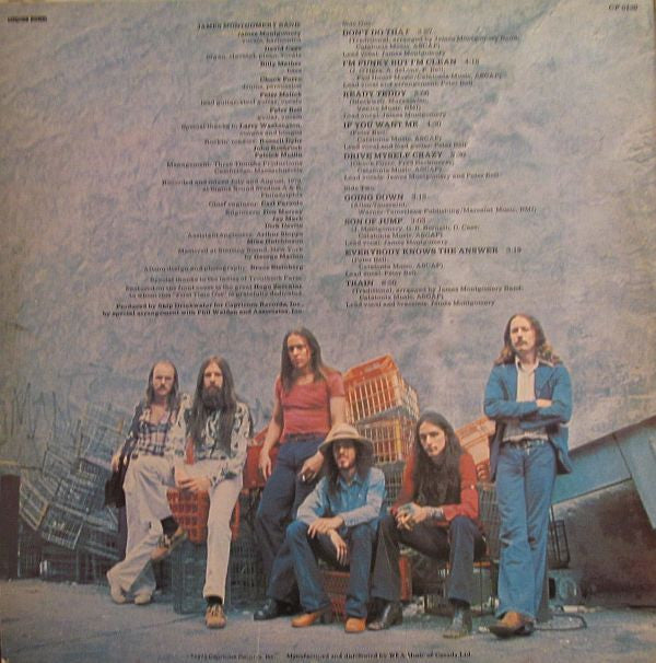 James Montgomery Band : First Time Out (LP, Album)