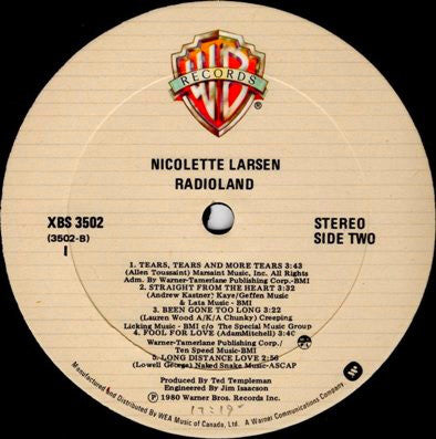 Nicolette Larson : Radioland (LP, Album)