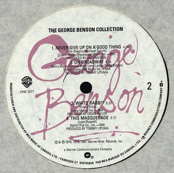 George Benson : The George Benson Collection (2xLP, Comp)