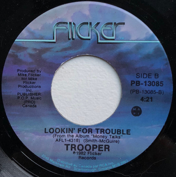 Trooper (4) : Only A Fool (7", Single)