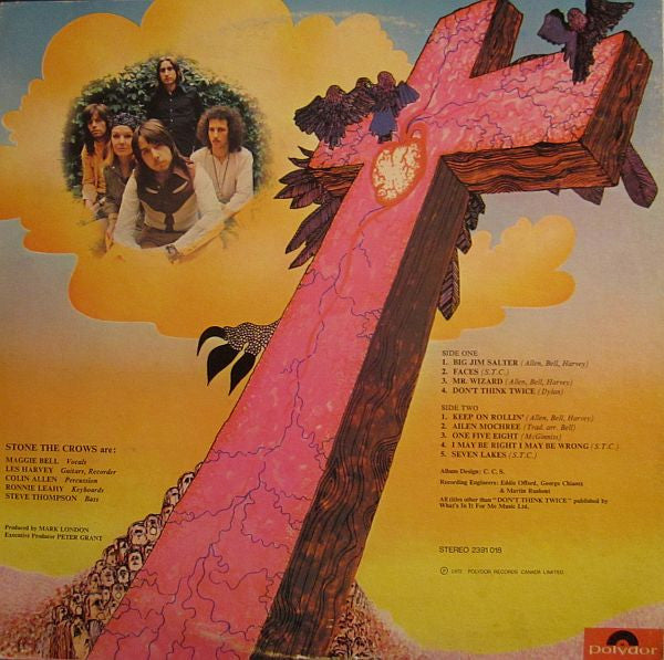 Stone The Crows : Teenage Licks (LP, Album, Gat)