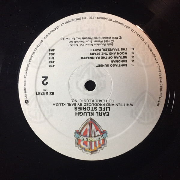 Earl Klugh : Life Stories (LP, Album)