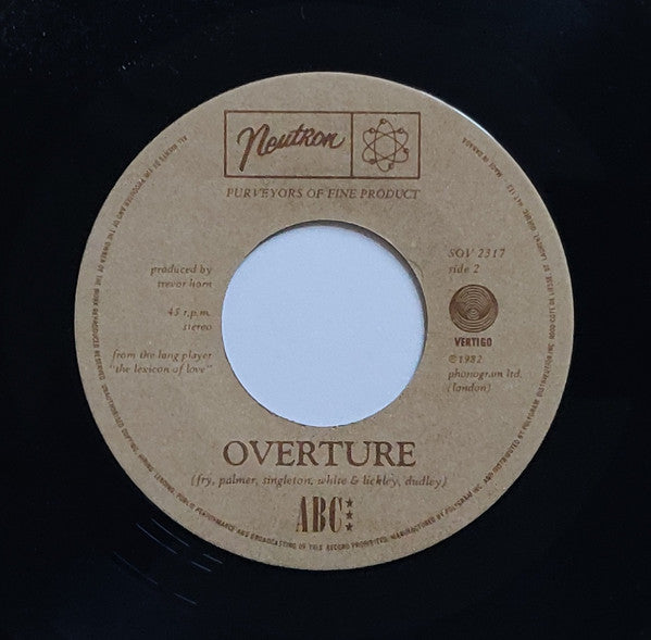 ABC : All Of My Heart (7", Single)