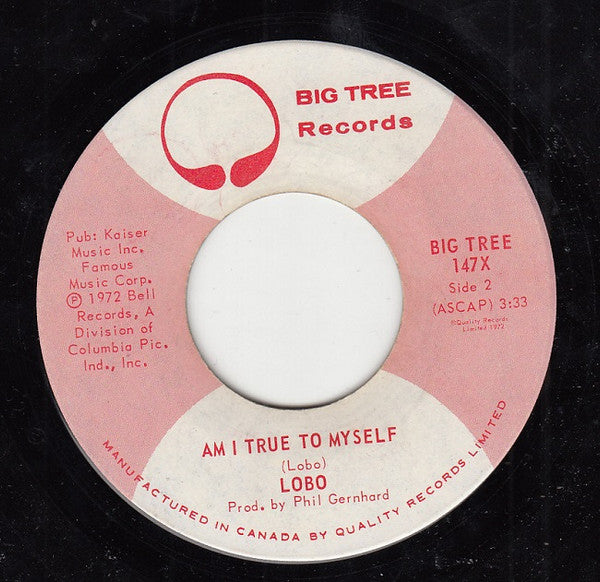 Lobo (3) : I'd Love You To Want Me (7", Single)