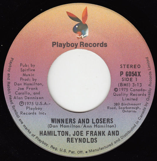 Hamilton, Joe Frank & Reynolds : Winners And Losers (7")