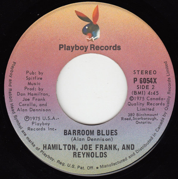 Hamilton, Joe Frank & Reynolds : Winners And Losers (7")