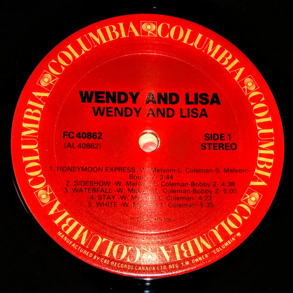 Wendy & Lisa : Wendy And Lisa (LP, Album)