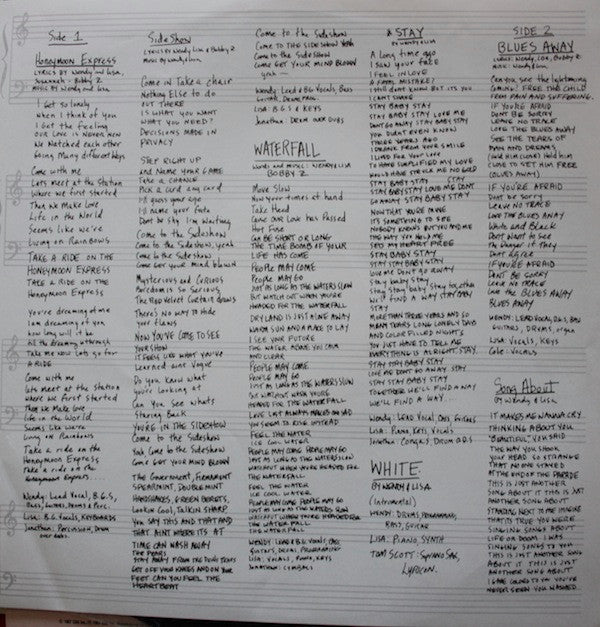 Wendy & Lisa : Wendy And Lisa (LP, Album)