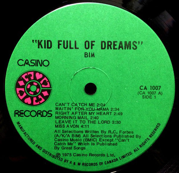 Bim (8) : Kid Full Of Dreams (LP, Album)