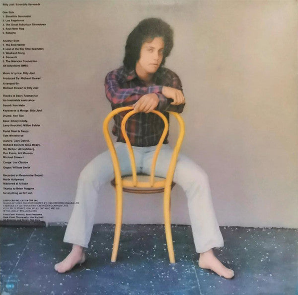 Billy Joel : Streetlife Serenade (LP, Album, RE)