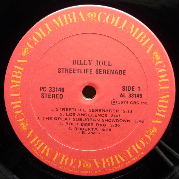 Billy Joel : Streetlife Serenade (LP, Album, RE)