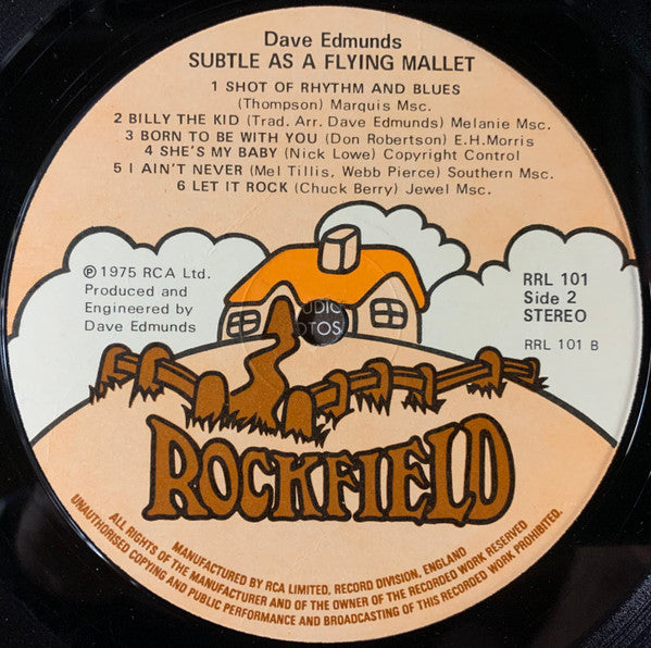 Dave Edmunds : Subtle As A Flying Mallet (LP, Album)