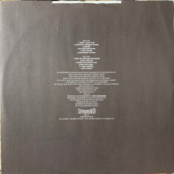 Dave Edmunds : Subtle As A Flying Mallet (LP, Album)