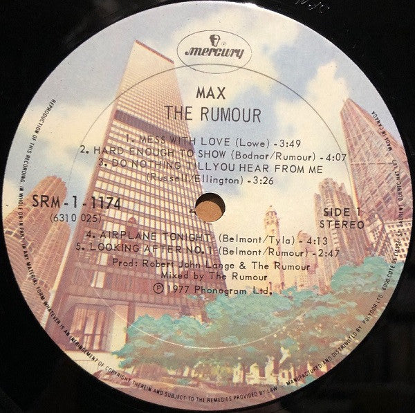 The Rumour : Max (LP, Album)