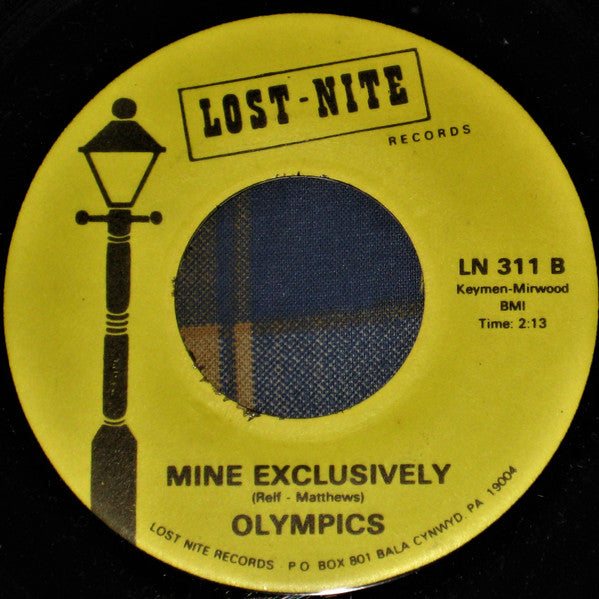Olympics* : Big Boy Pete / Mine Exclusively (7", RE)
