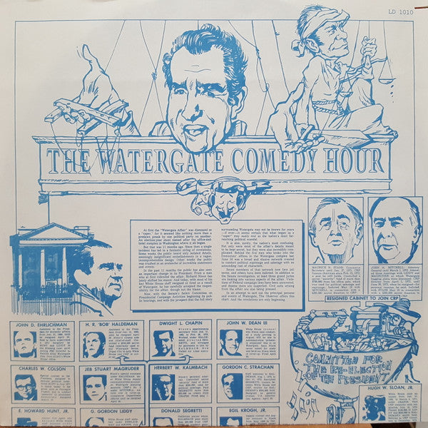 Various : The Watergate Comedy Hour (LP, Album, RE)