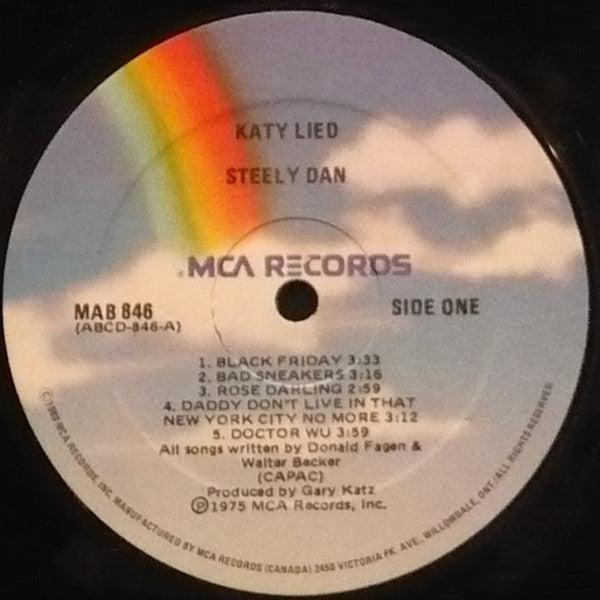 Steely Dan : Katy Lied (LP, Album, RE)