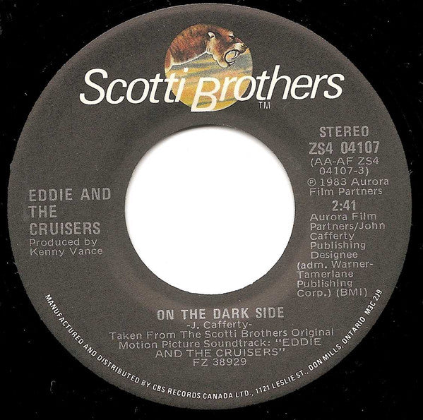 Eddie And The Cruisers : On The Dark Side (7", Single)