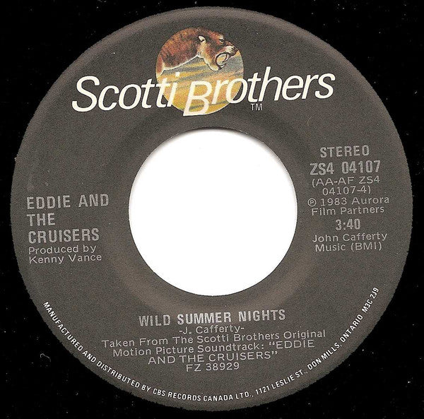 Eddie And The Cruisers : On The Dark Side (7", Single)