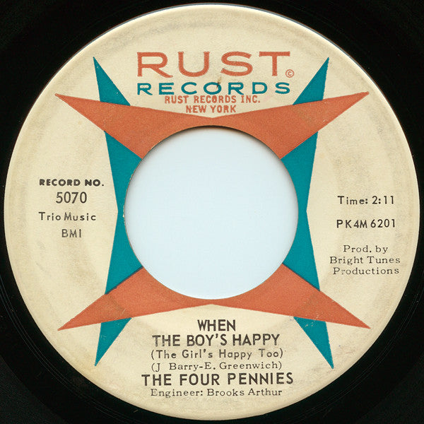 The Four Pennies (3) : When The Boy's Happy (The Girl's Happy Too) (7")