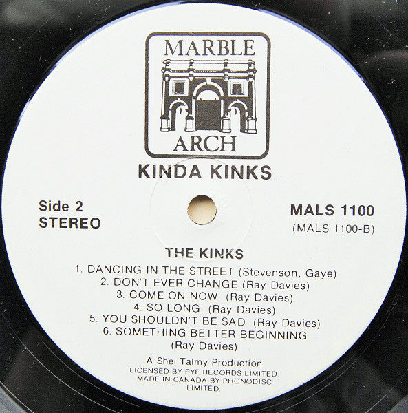 The Kinks : Kinda Kinks (LP, Album, RE)
