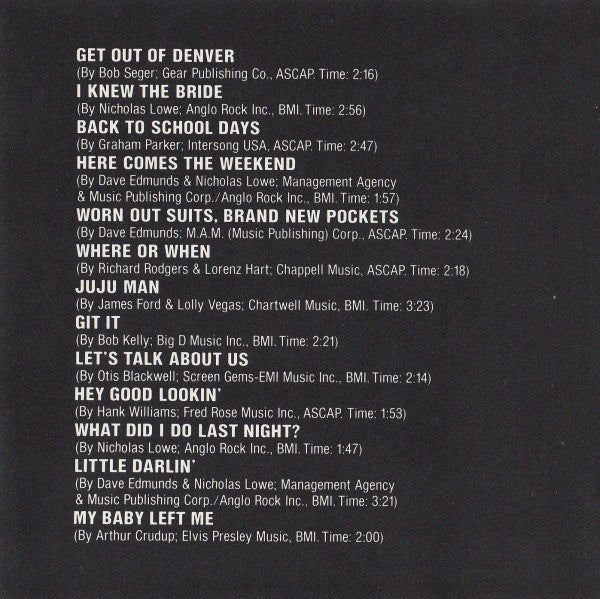 Dave Edmunds : Get It (CD, Album, RE)