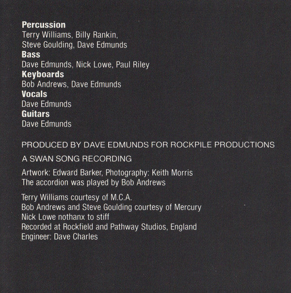 Dave Edmunds : Get It (CD, Album, RE)