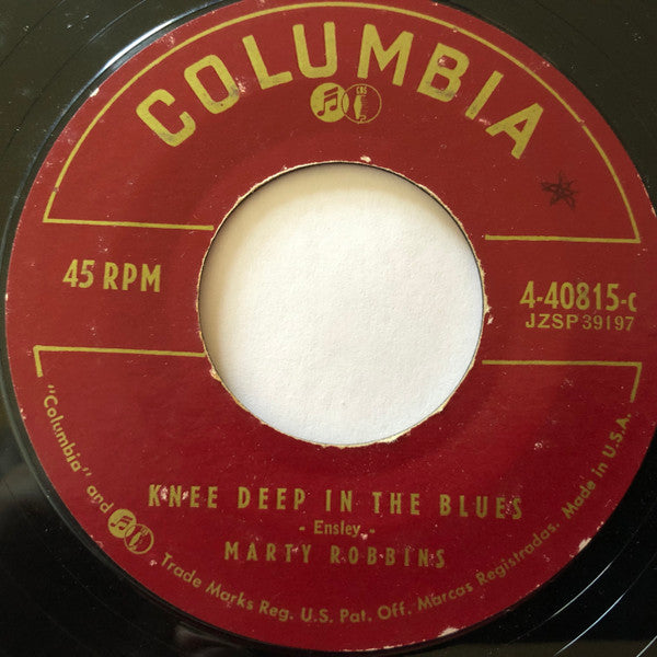 Marty Robbins : The Same Two Lips / Knee Deep In The Blues (7", Single)