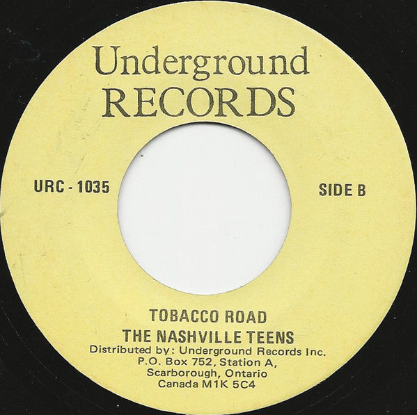 The Ugly Ducklings / The Nashville Teens : Just In Case You Wonder / Tobacco Road (7")