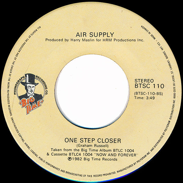 Air Supply : Even The Nights Are Better (7")