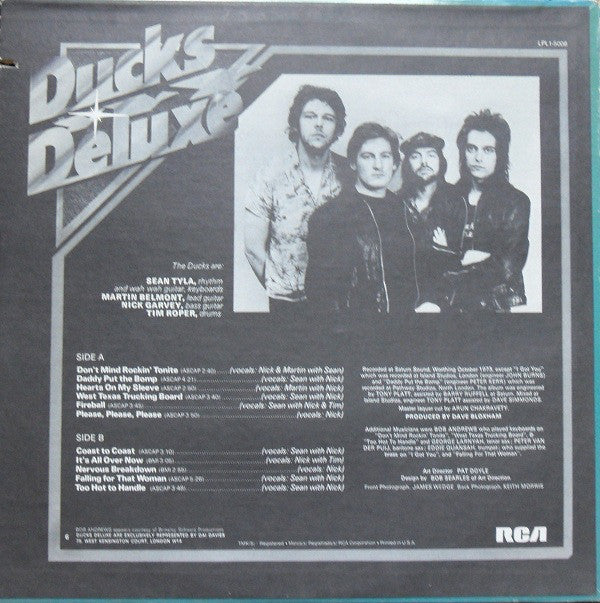Ducks Deluxe : Ducks Deluxe (LP, Album)