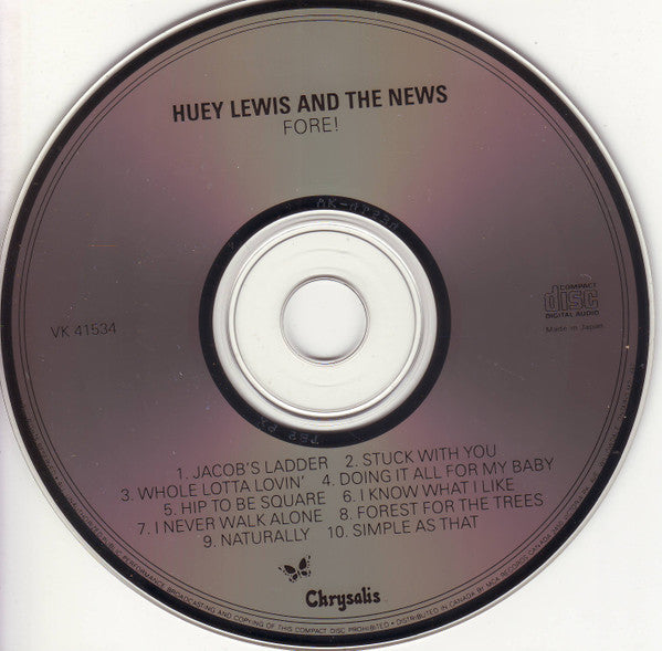 Huey Lewis And The News* : Fore! (CD, Album)