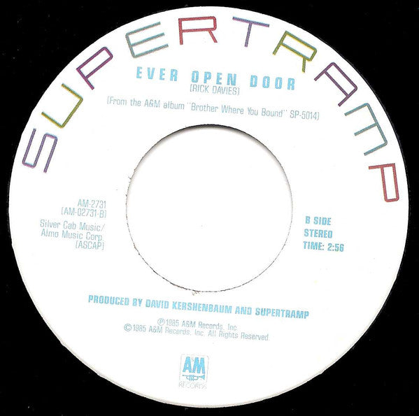 Supertramp : Cannonball (7")