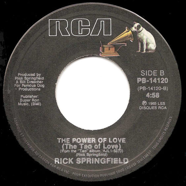 Rick Springfield : State Of The Heart (7", Single)