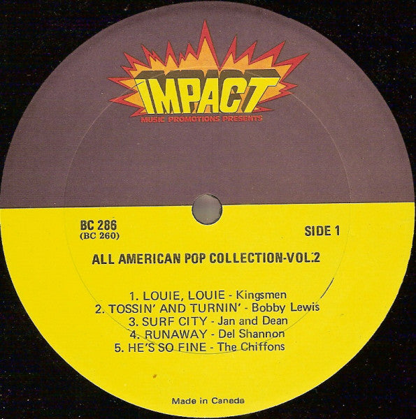 Various : The All American Pop Collection Volume 2 (LP, Comp)