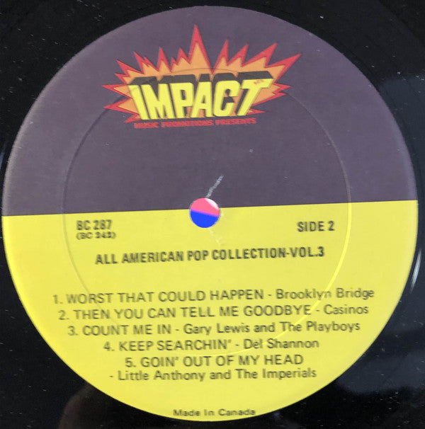 Various : The All American Pop Collection Volume 3 (LP, Comp)
