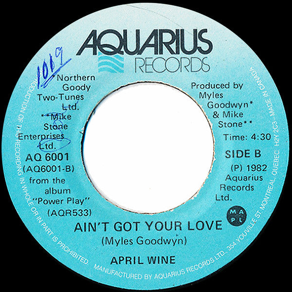 April Wine : Enough Is Enough (7")