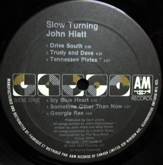 John Hiatt : Slow Turning (LP, Album)