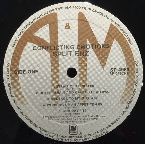 Split Enz : Conflicting Emotions (LP, Album)