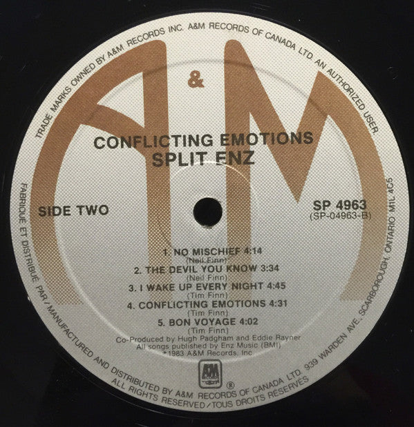 Split Enz : Conflicting Emotions (LP, Album)