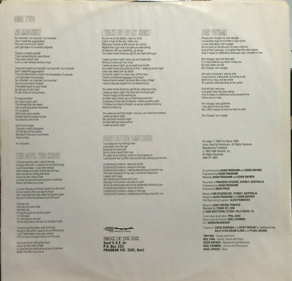 Split Enz : Conflicting Emotions (LP, Album)